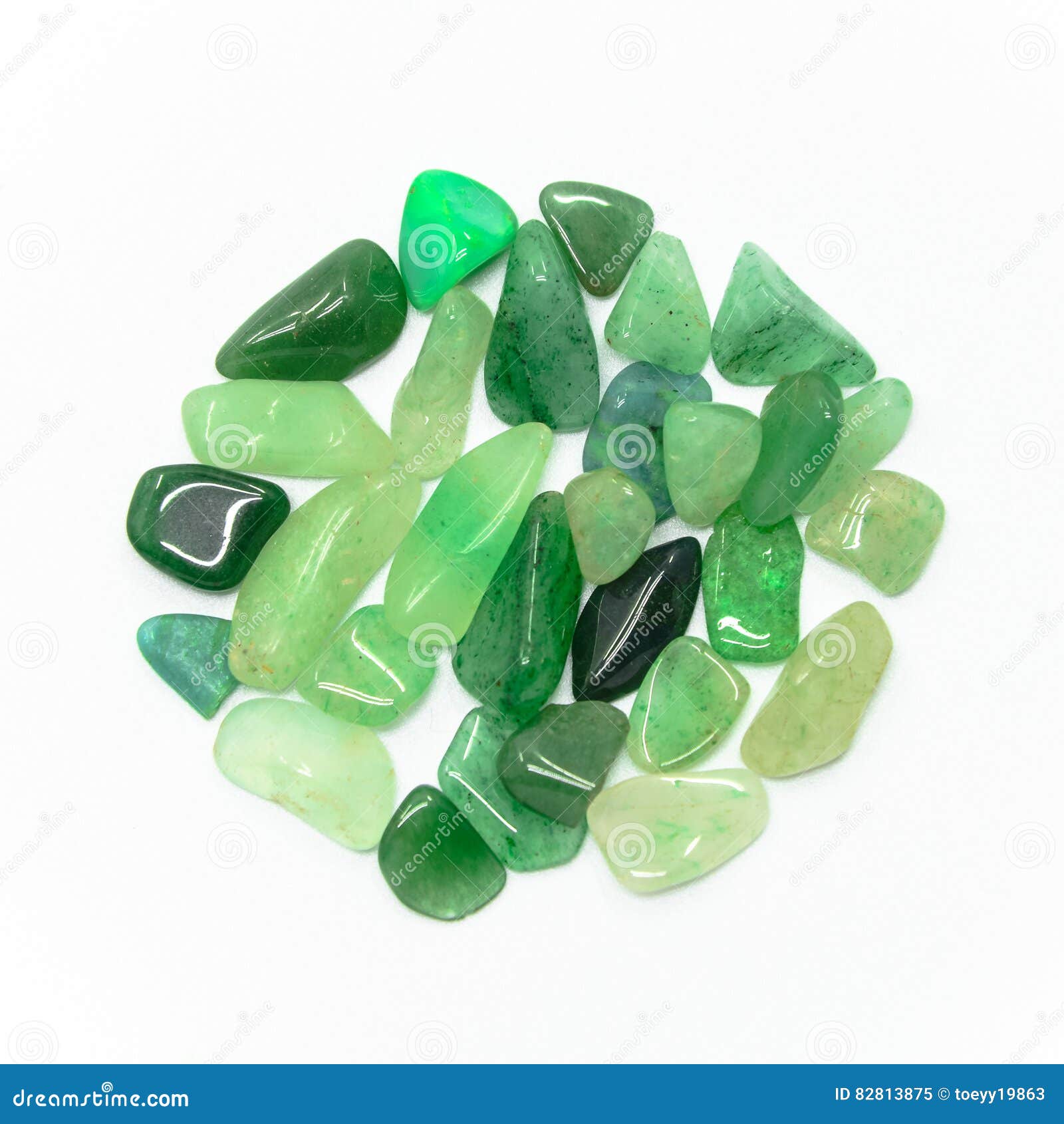 Green stones isolated stock image. Image of green, bright 82813875