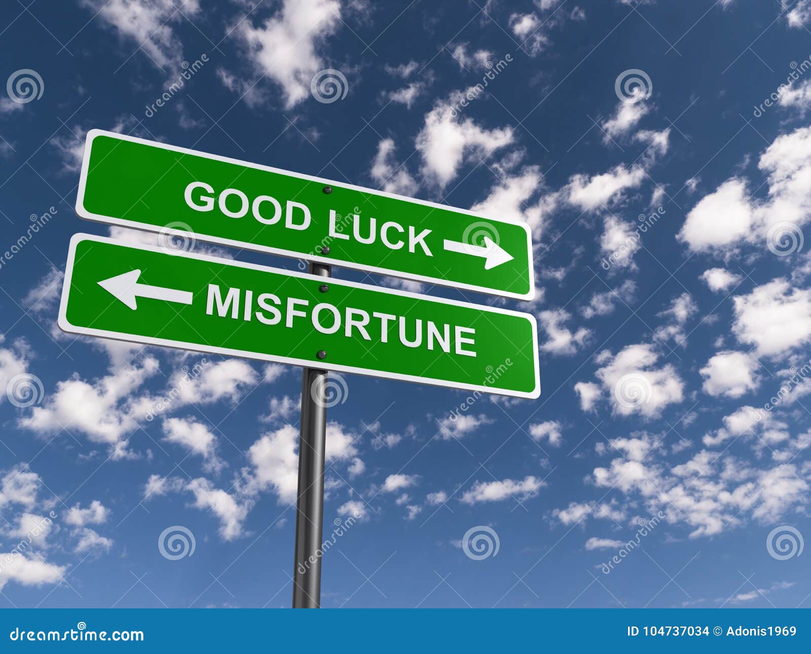 good luck versus misfortune 