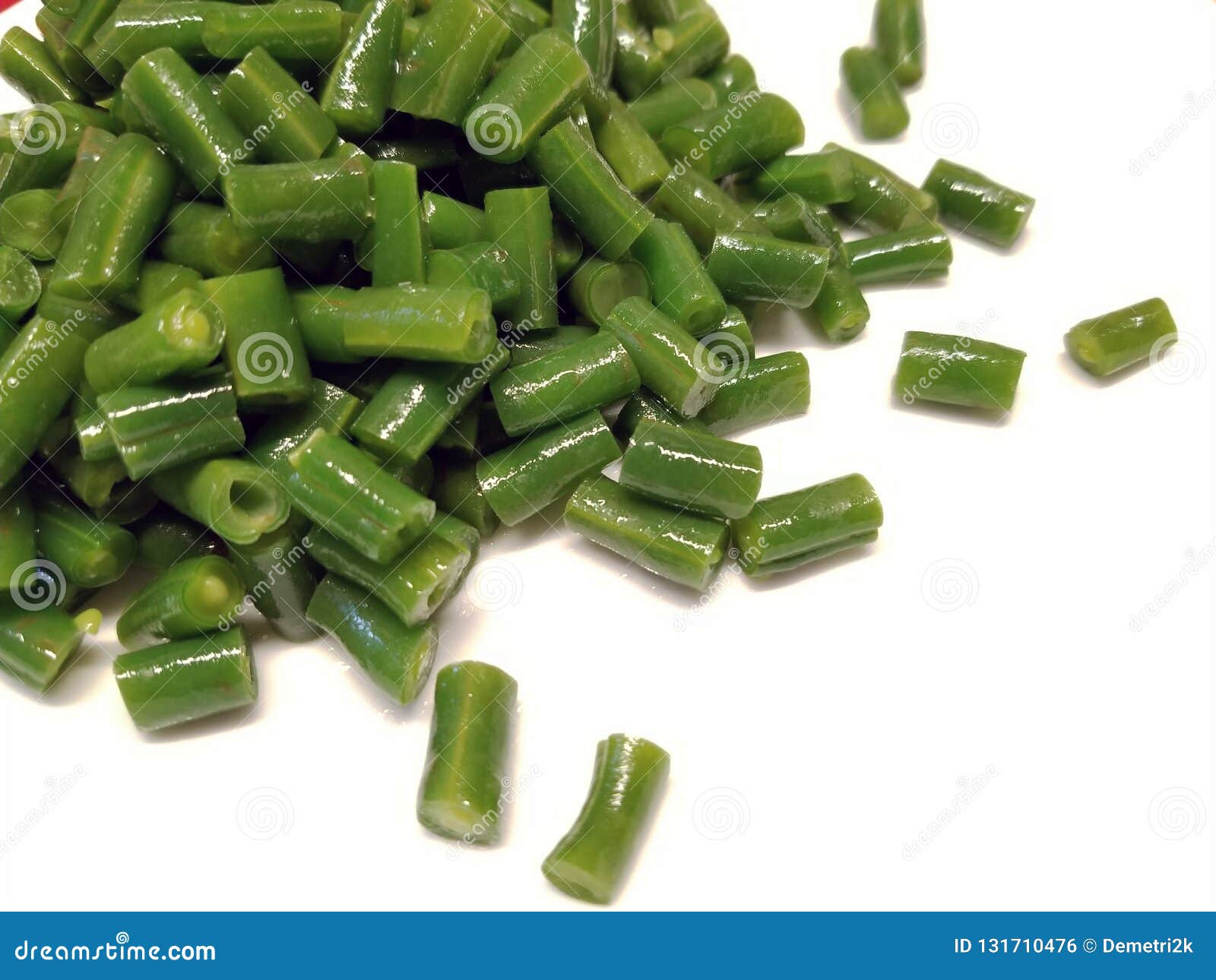 Julienne Cut String Beans stock photo. Image of legume 131710476