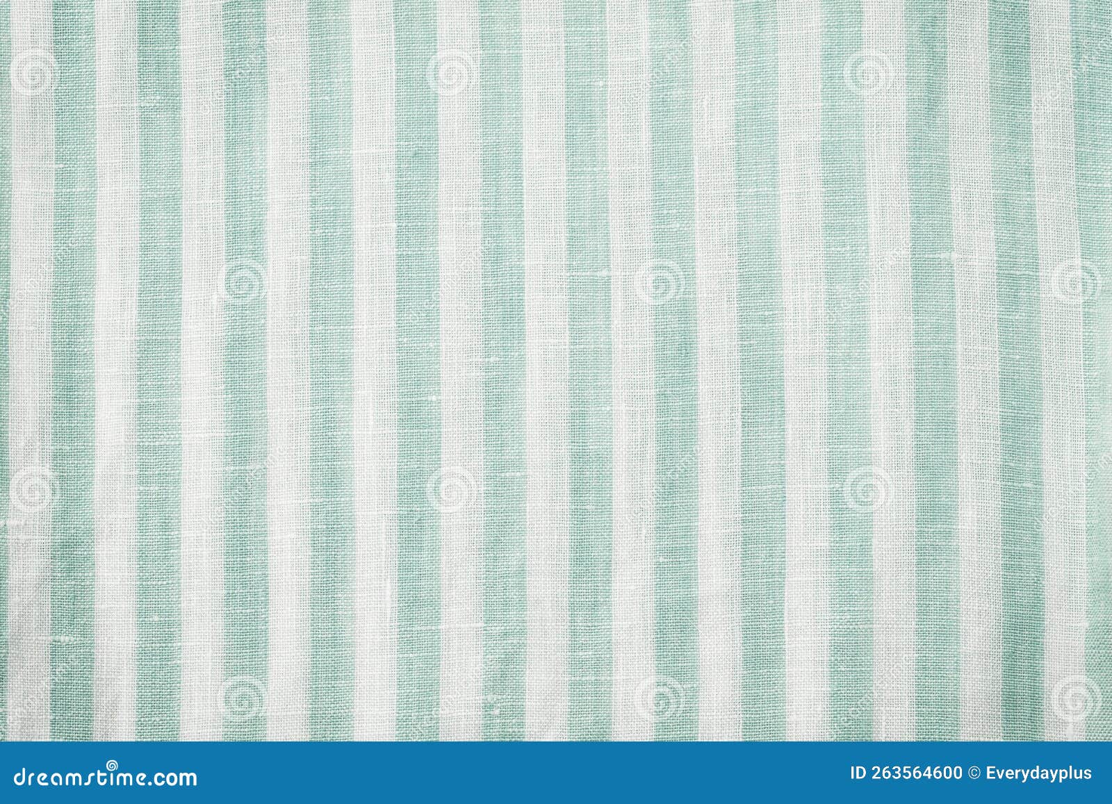 Green Striped Linen Cloth Fabric Texture Background Stock Photo Image