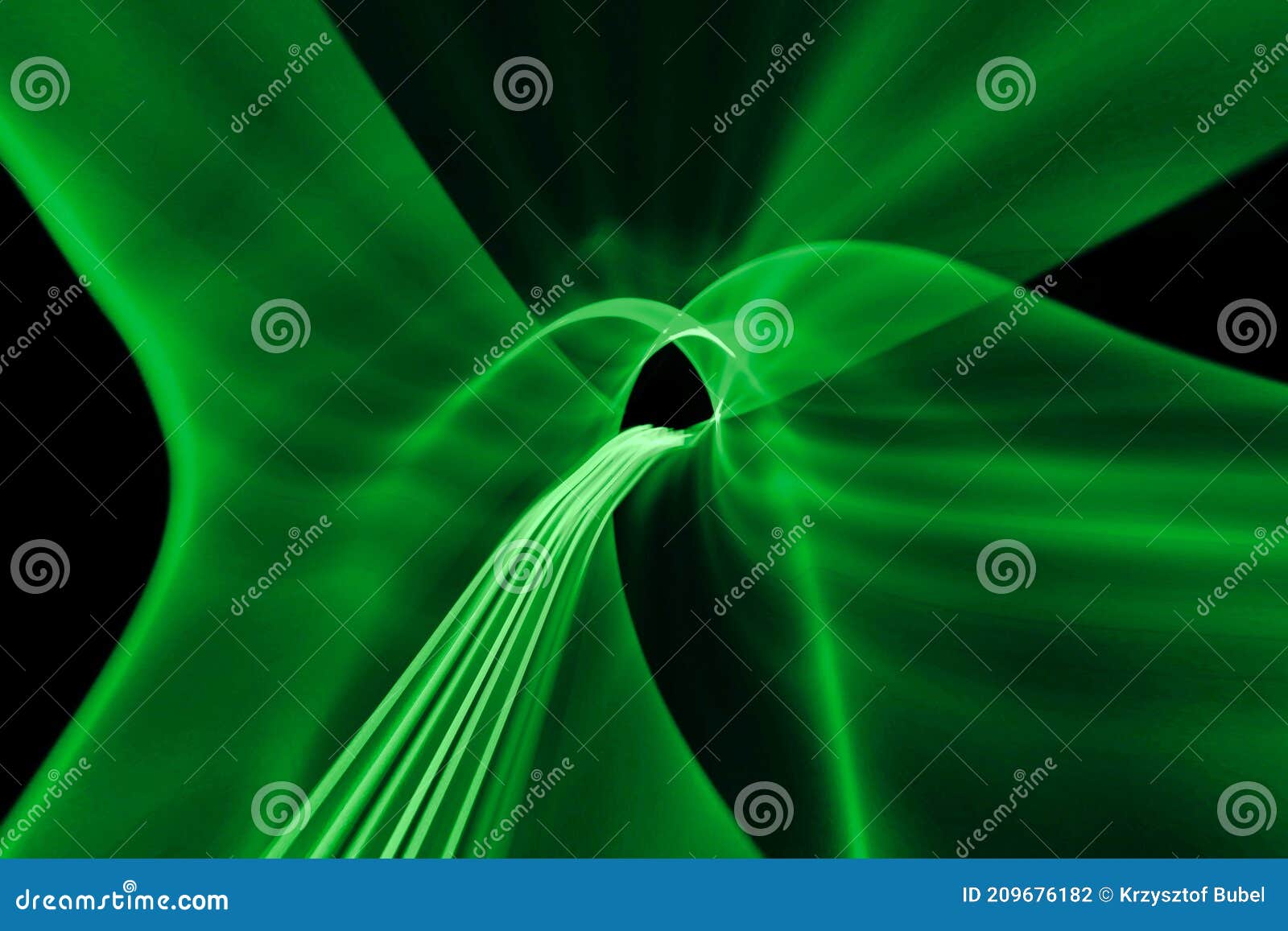 Green Stripes on a Black Background. Background Stock Photo Image of