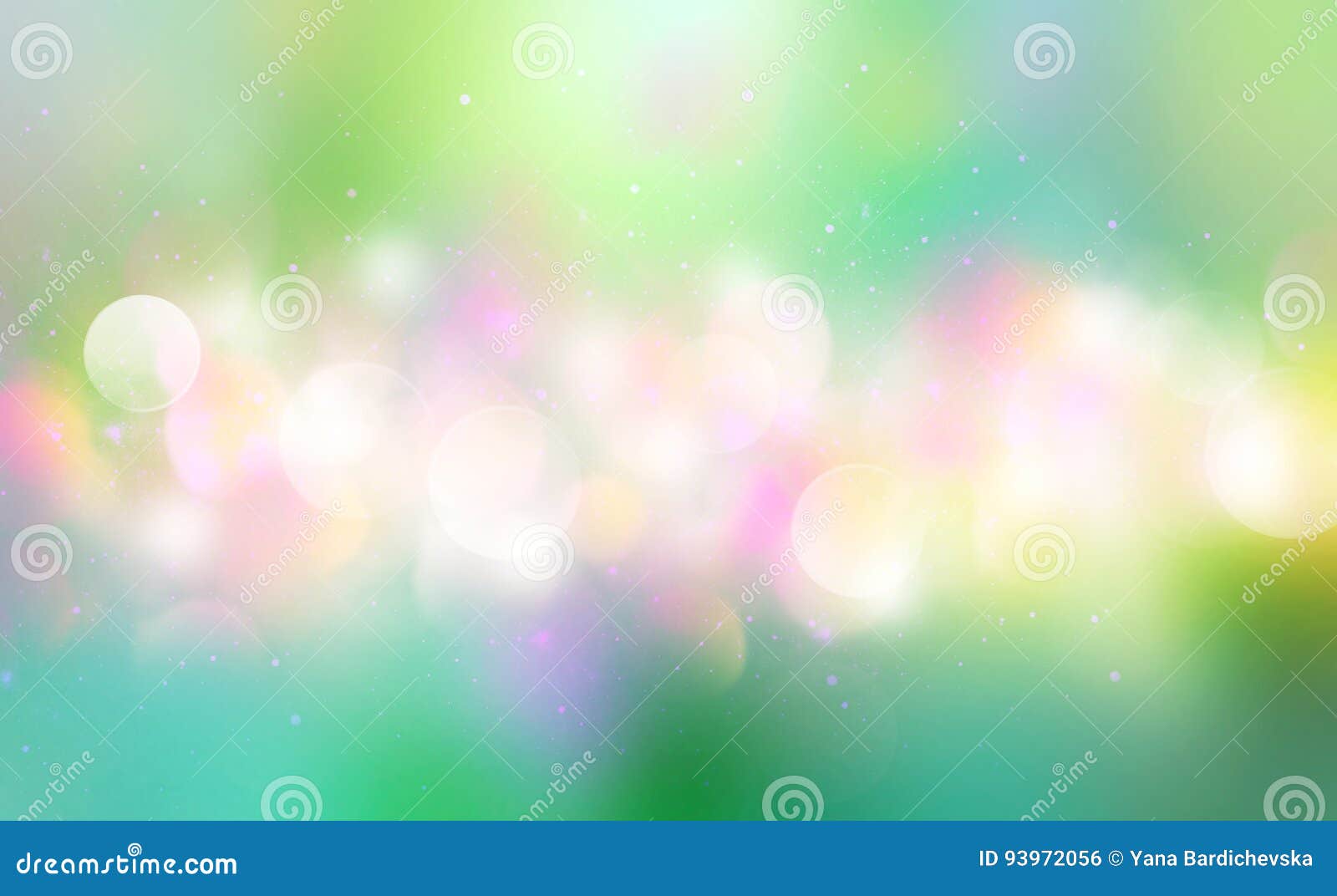 Green Summer Blurred Horizontal Bokeh Banner. Stock Illustration -  Illustration of morning, green: 93972056