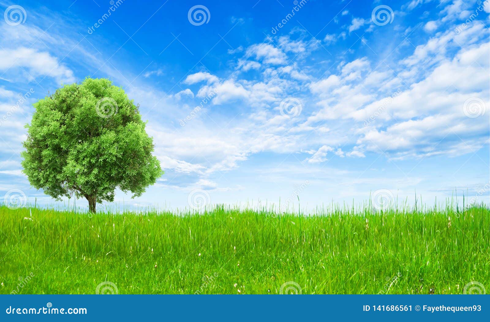 Green Summer Landscape Scenic View Wallpaper. Solitary Tree on Grassy Hill and Blue Sky with Clouds. Lonely Tree Springtime. Stock Image - Image of landscape, natural: 141686561 Green Summer Landscape Scenic View Wallpaper. Solitary Tree on Grassy Hill and Blue Sky with Clouds. Lonely Tree Springtime. Stock Image - Image of landscape, natural: 141686561