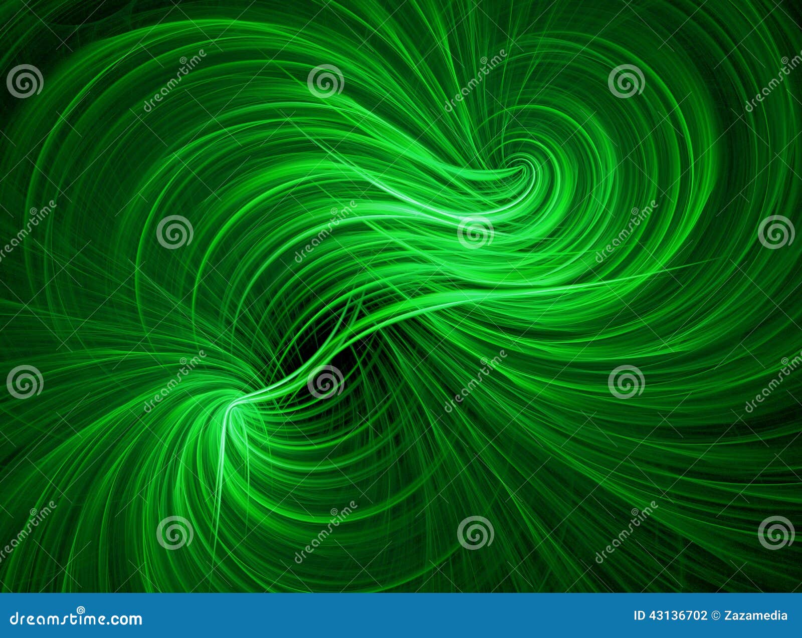 Green Swirl Background Wallpaper Stock Illustration - Illustration of  design, motion: 43136702