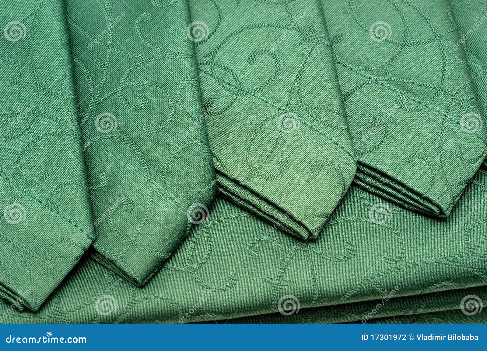 Green Tablecloth And Napkin Stock Photo Image of tablecloth, light
