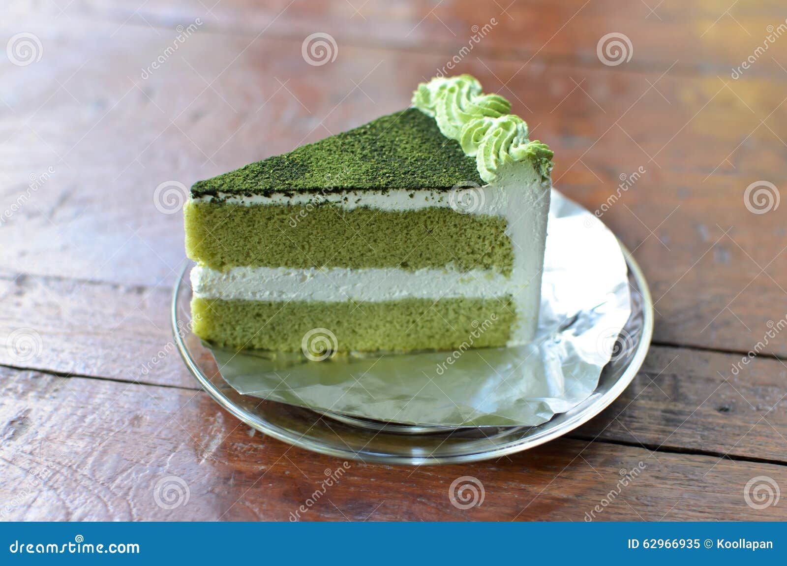 Green tea cake stock image. Image of traditional, healthy 62966935