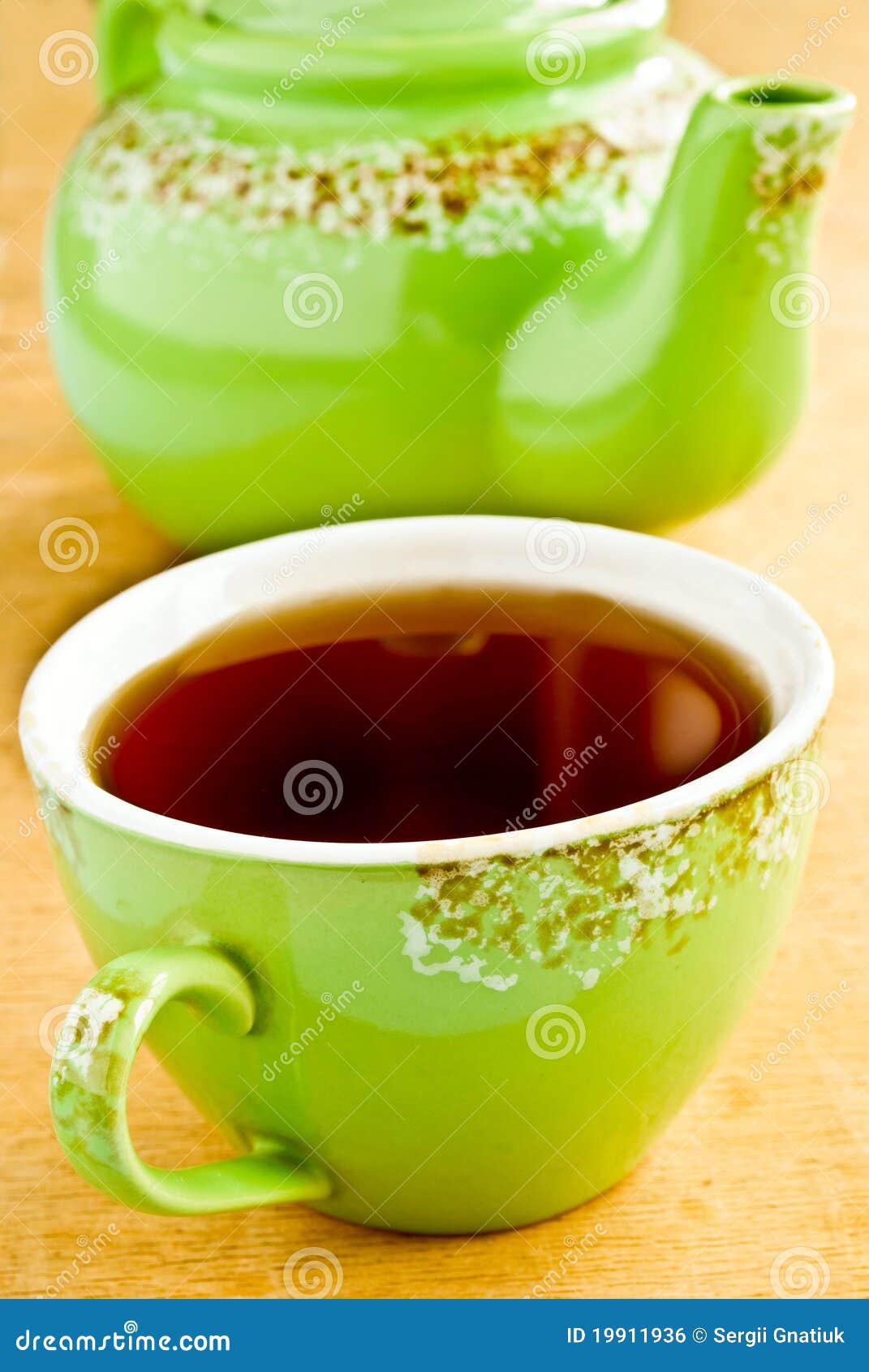 Green tea cup stock photo. Image of brown, white, glass 19911936