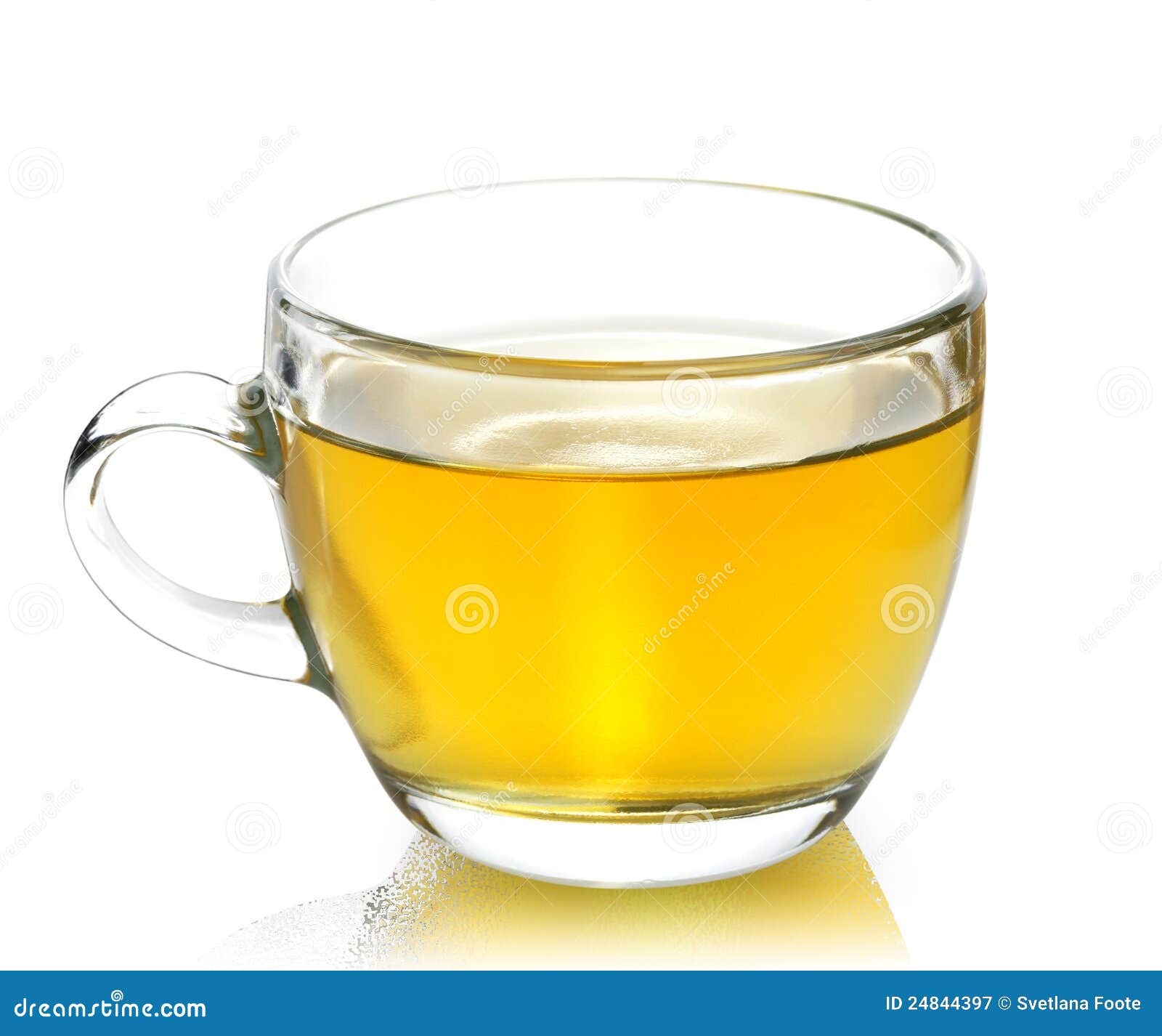 Green Tea Cup stock image. Image of reflection, green 24844397