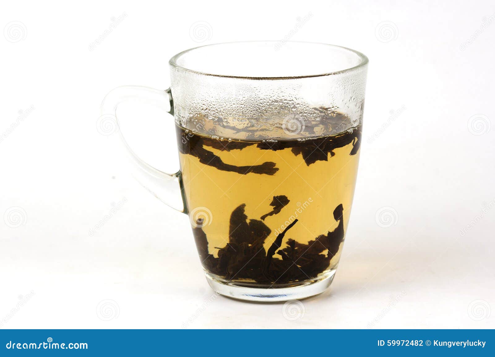 Green tea and cup of tea stock photo. Image of healthy 59972482