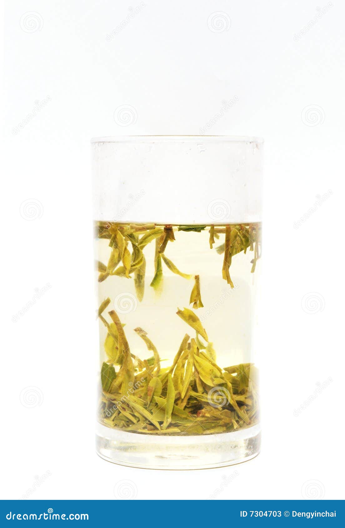 The green tea in glass stock image. Image of background 7304703