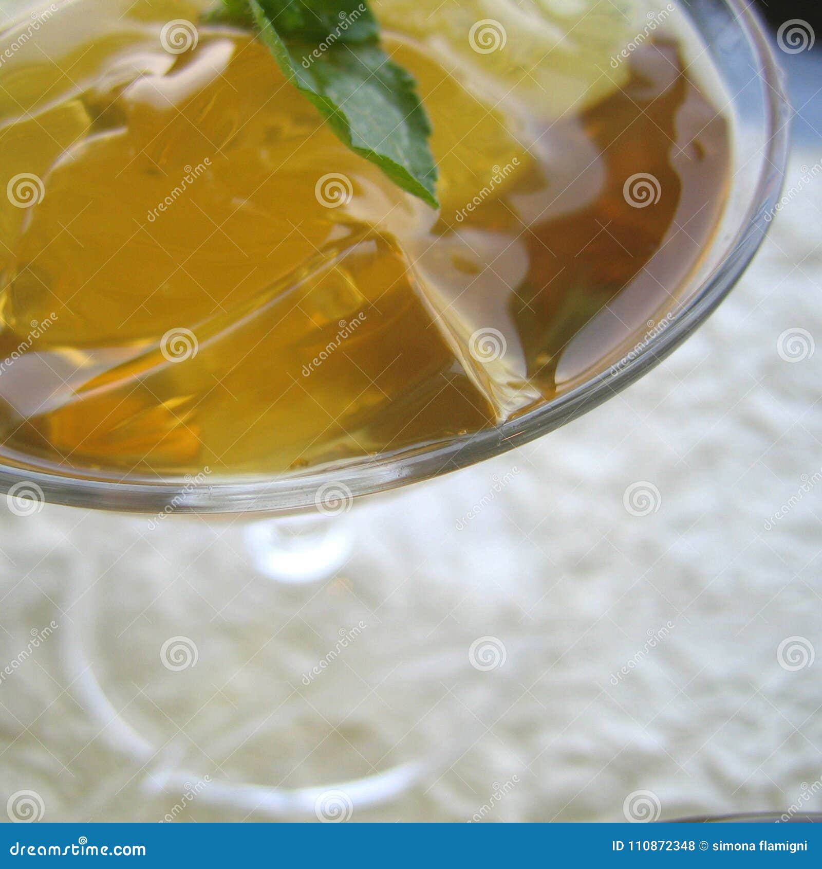 Green tea jelly stock photo. Image of kanten, sweet 110872348
