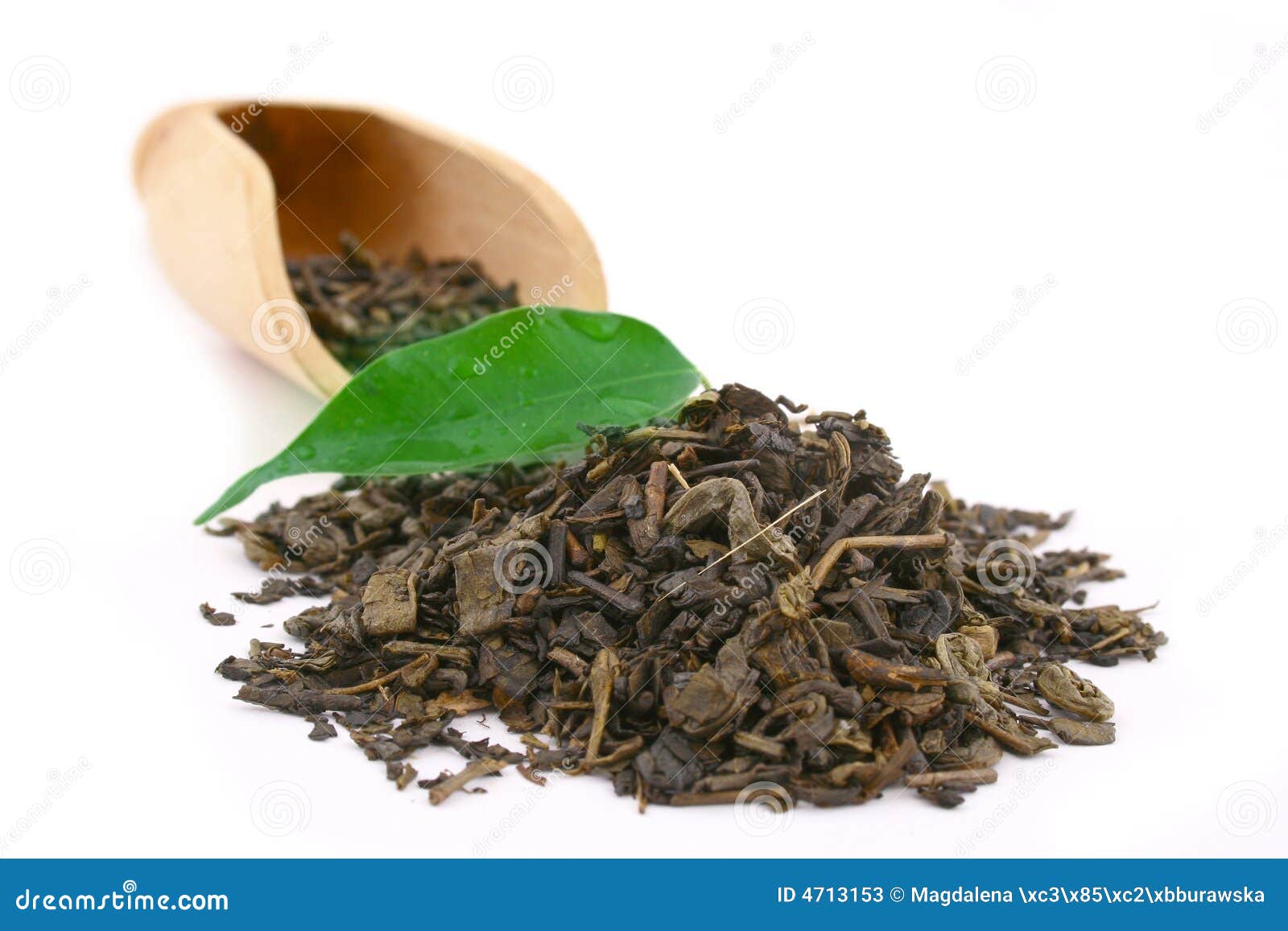 Green tea leaves stock image. Image of japanese, east 4713153