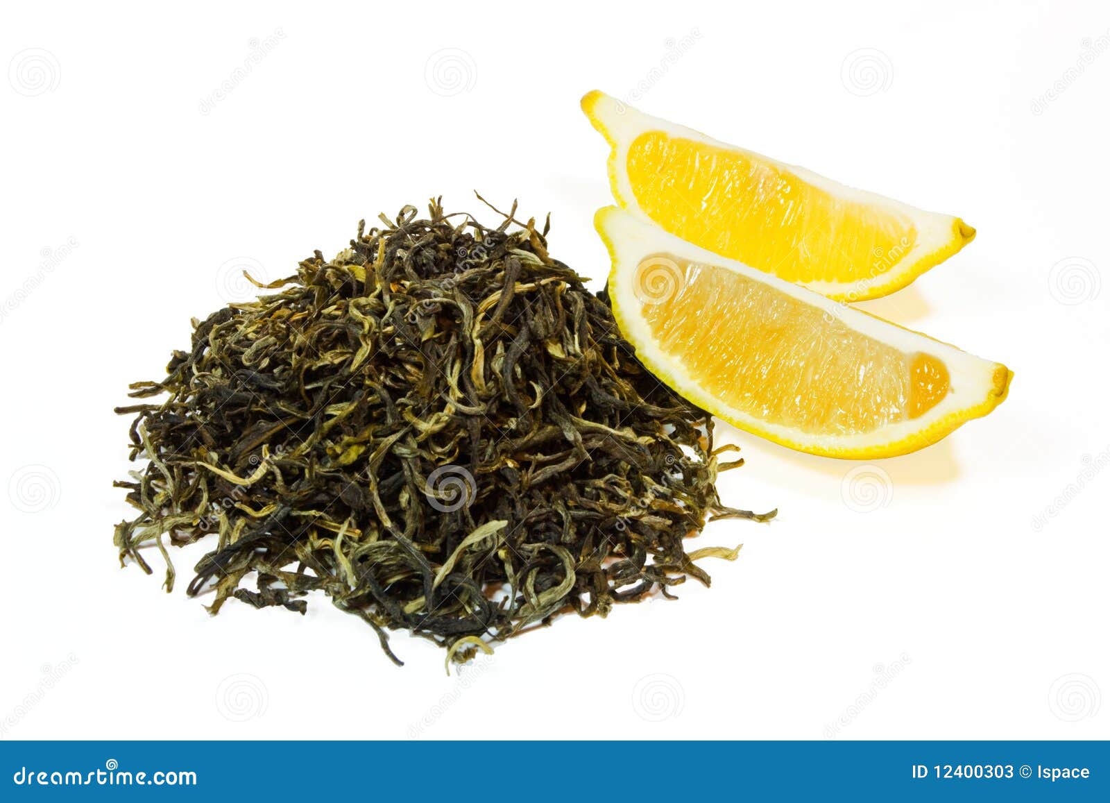 Green tea with lemon stock image. Image of agriculture 12400303