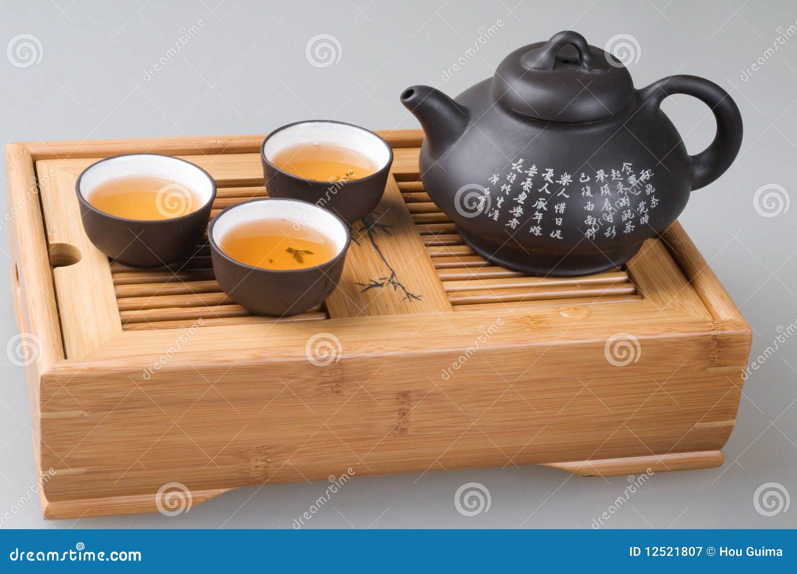 Green tea set stock image. Image of placemat, china, japanese 12521807