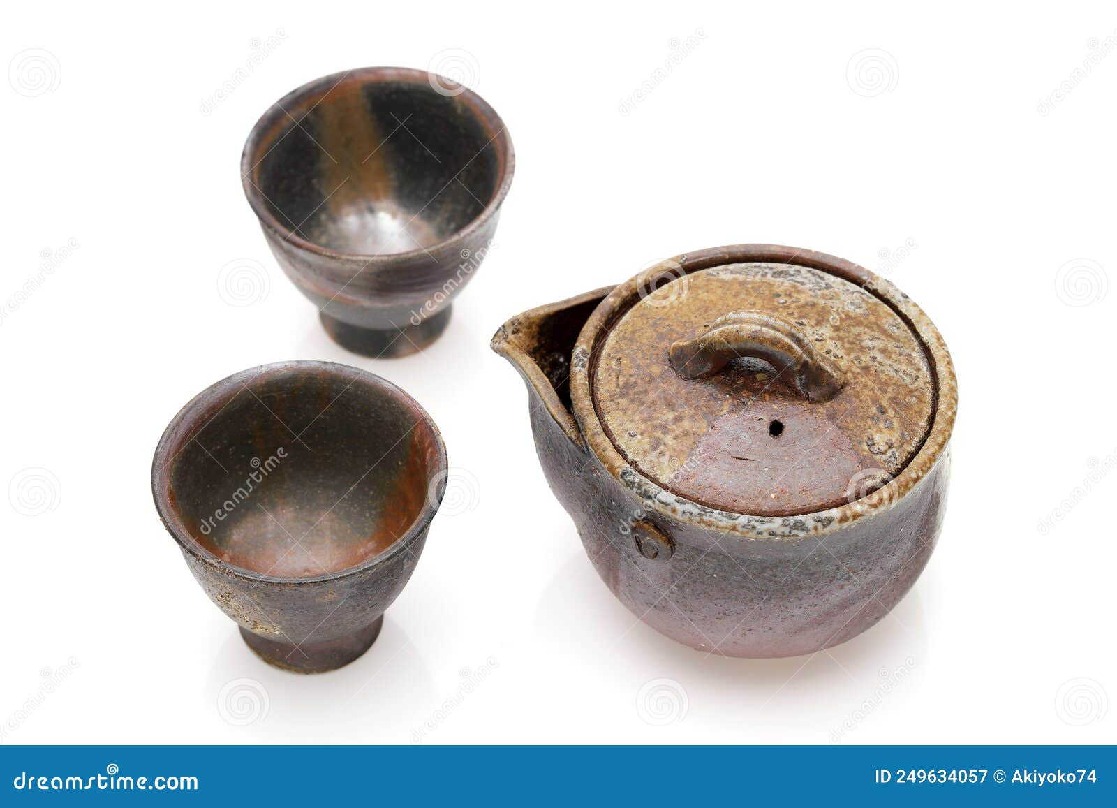 Green Tea in a Tea Set with Cup and Pot Stock Image Image of japanese