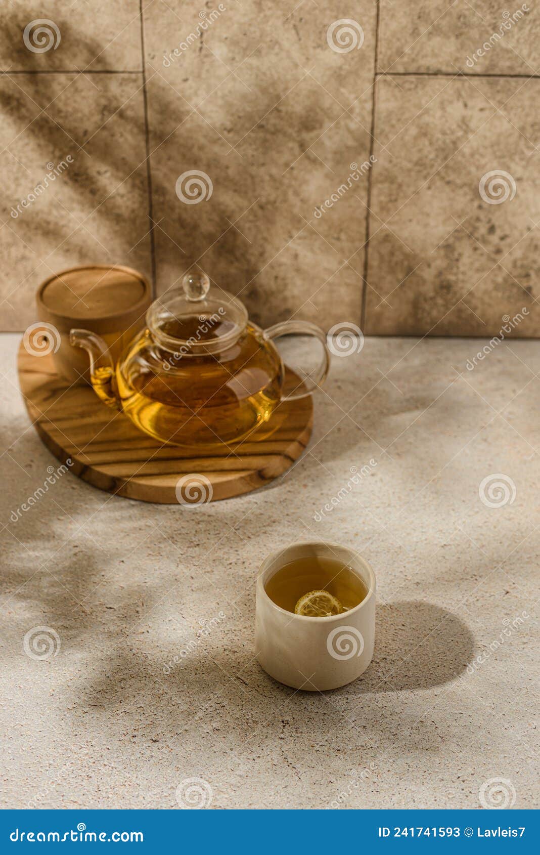 Green tea in a teapot stock image. Image of smell, closeup 241741593