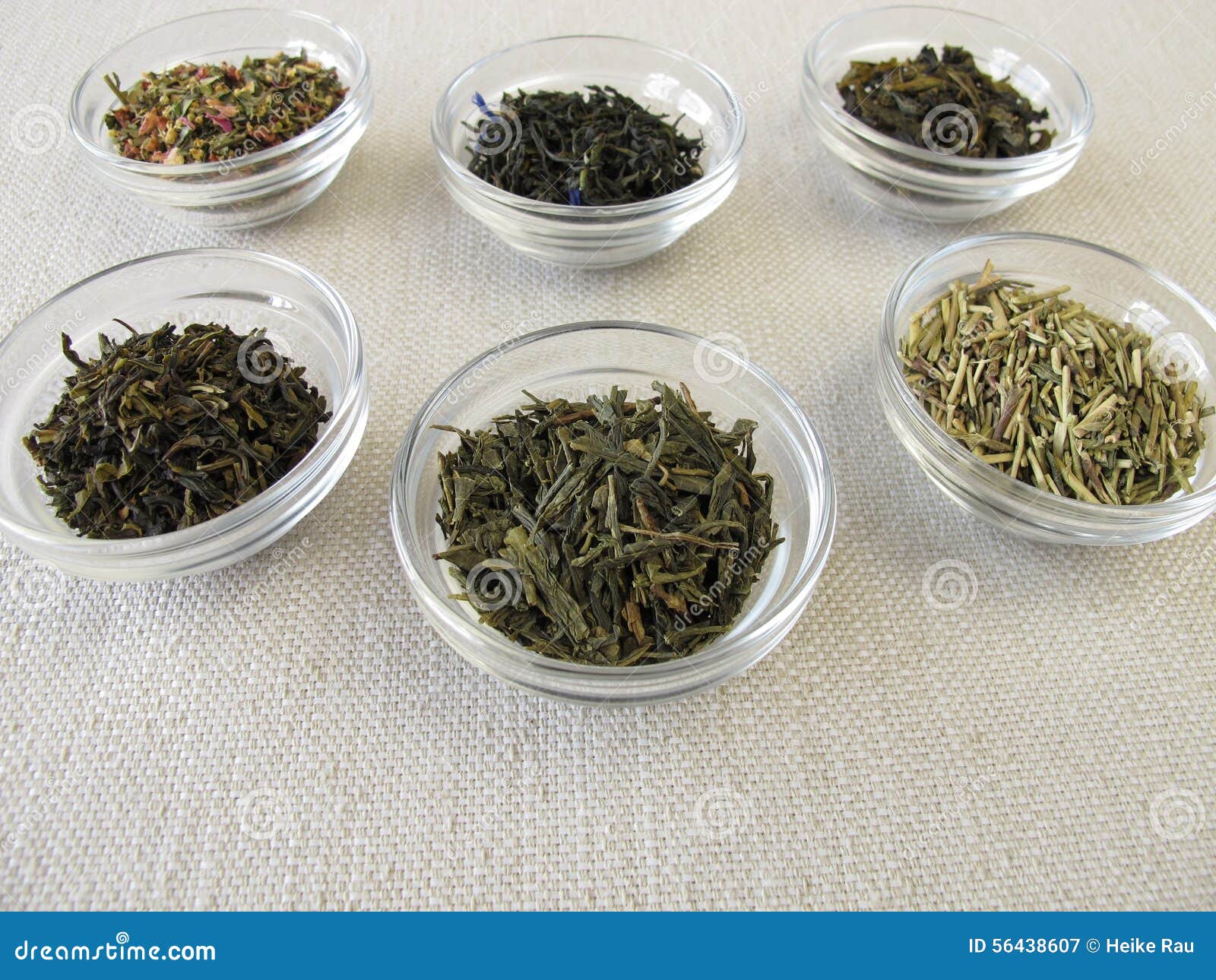 Green tea varieties stock image. Image of royal, loose 56438607