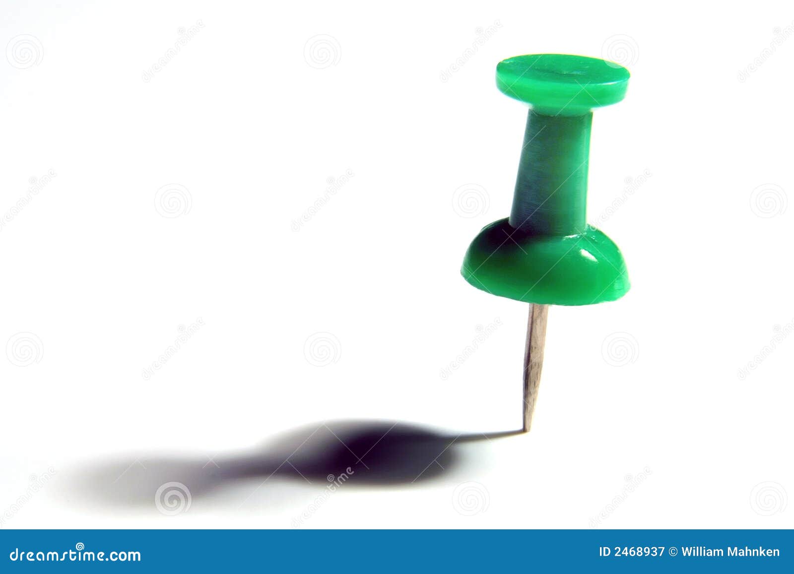 Green thumb tack stock image. Image of thumb, green, sharp - 2468937