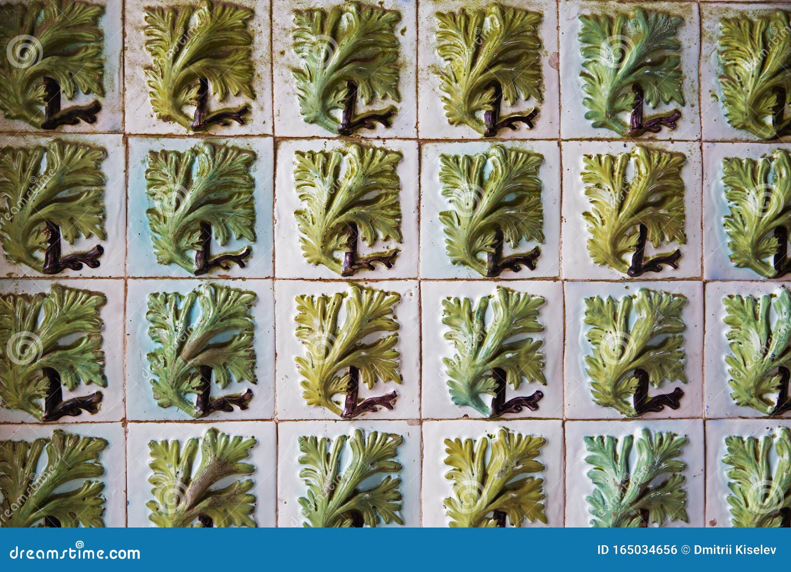 Green tiled wall stock photo. Image of texture, tile 165034656