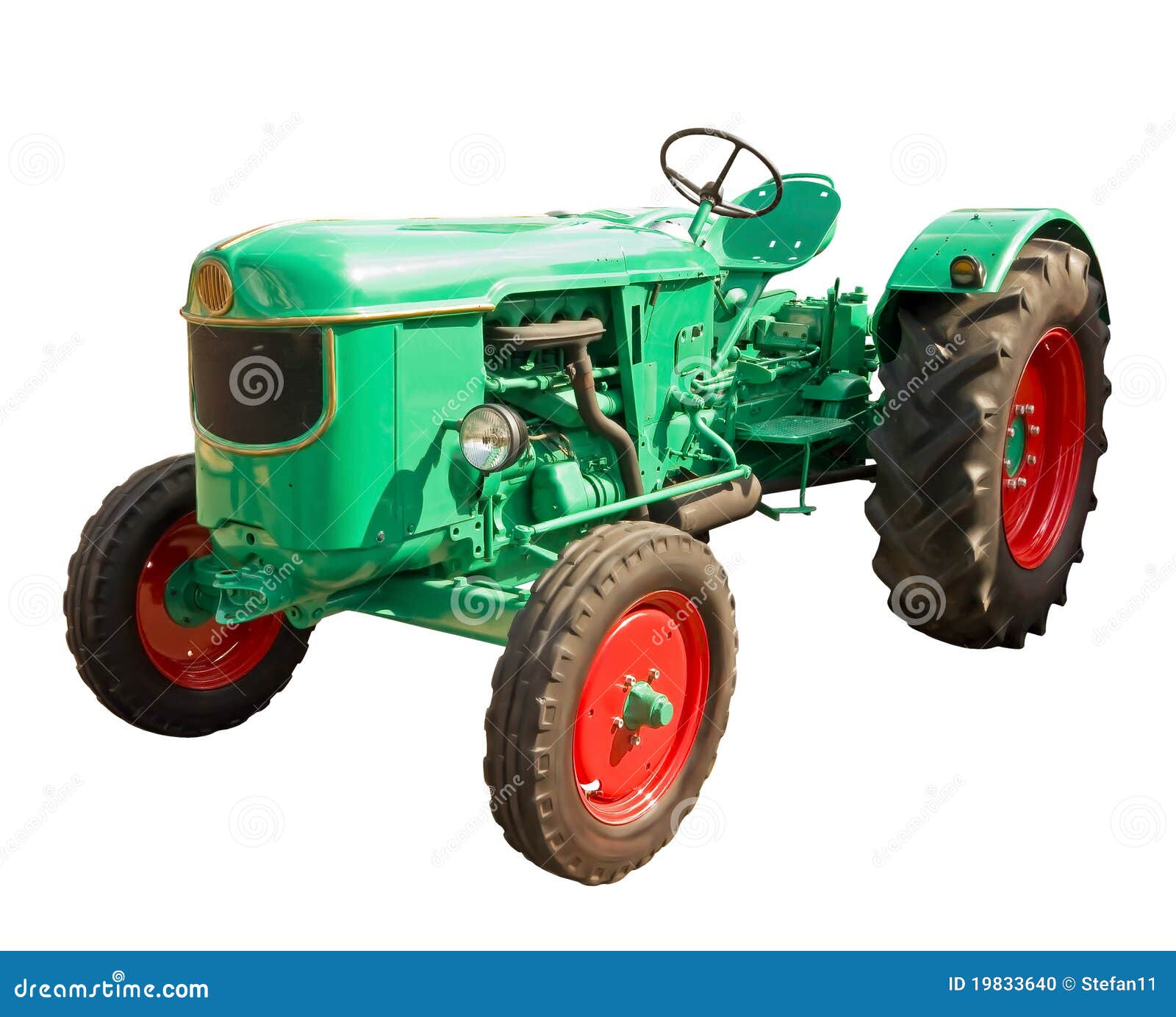 Green tractor stock photo. Image of eqipment, green, dirt 19833640