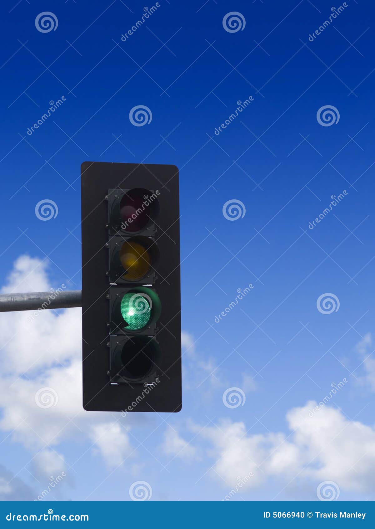 Green Traffic Light stock photo. Image of illuminated 5066940