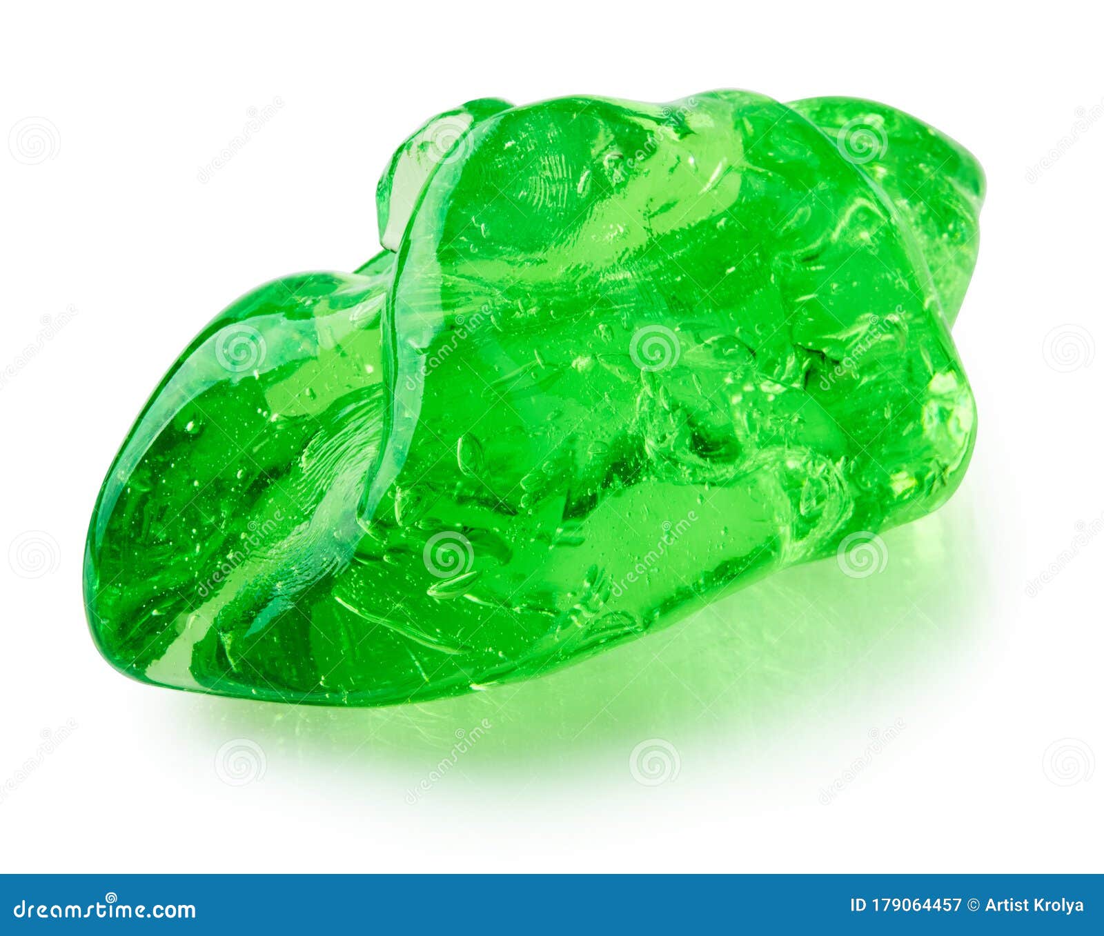 Green Transparent Slime for Kids, Popular Funny Toy Isolated Stock Image -  Image of color, mucous: 179064457