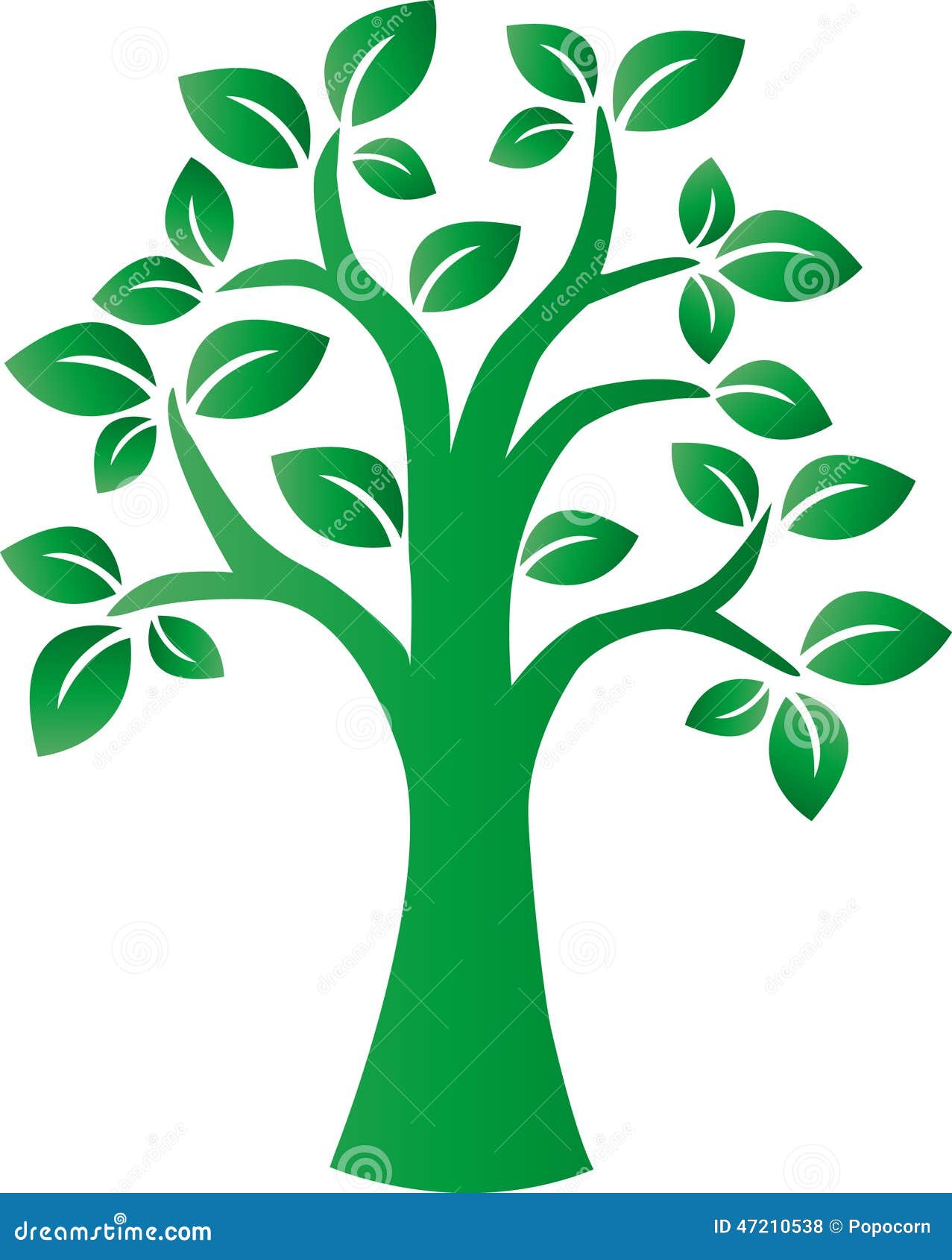 green tree milieu environ logotype