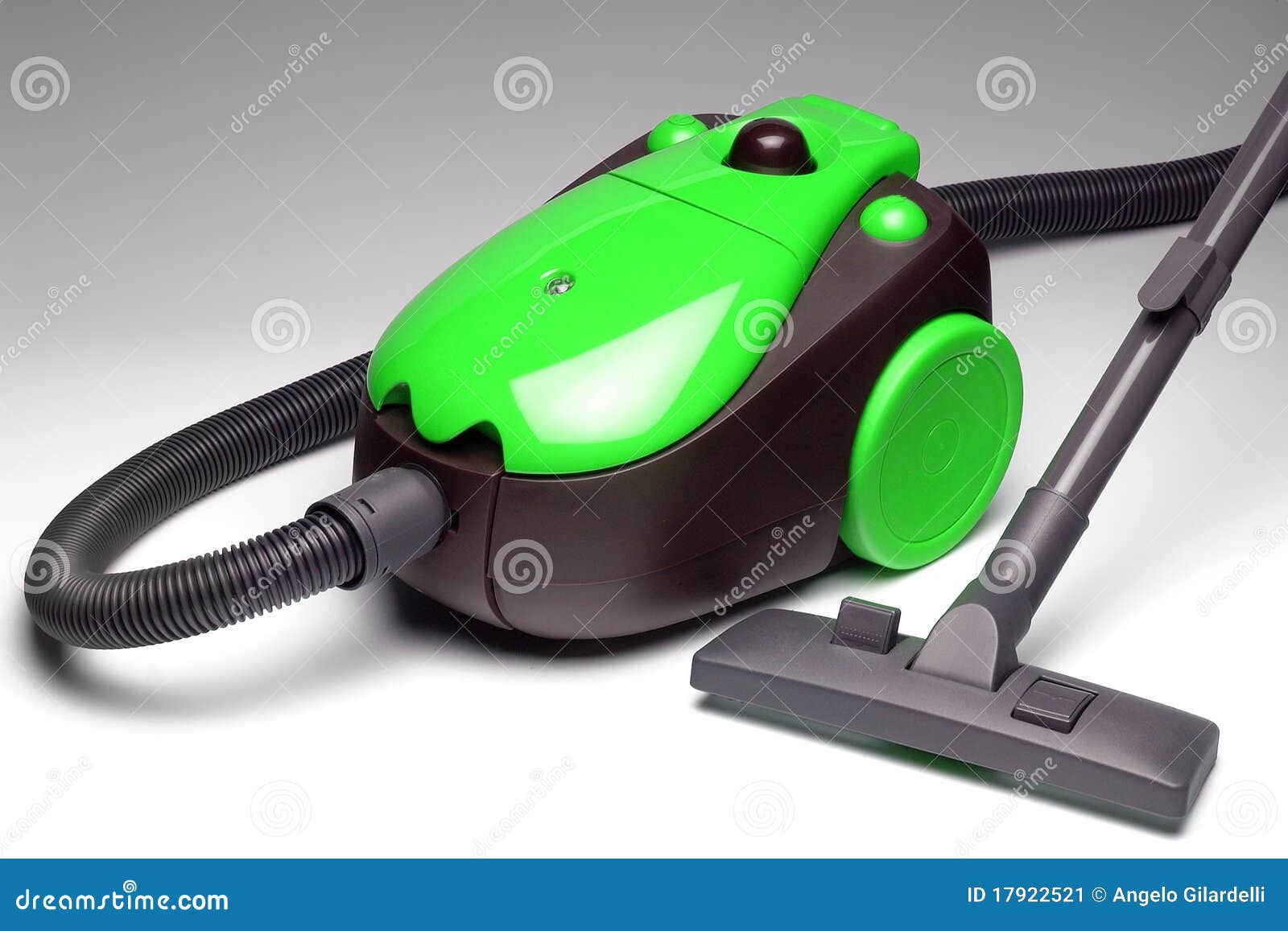 Green vacuum cleaner stock image. Image of green, home 17922521