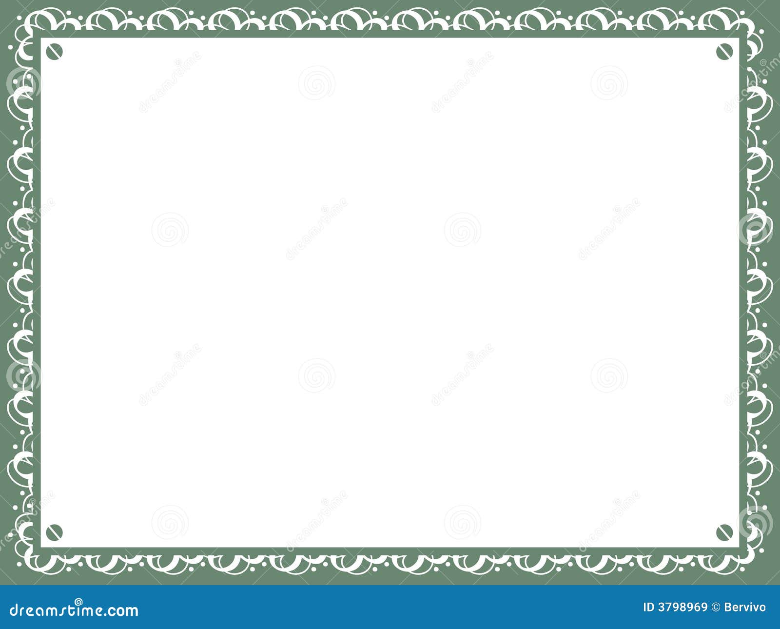 Green Vector Certificate Background Stock Illustration - Illustration