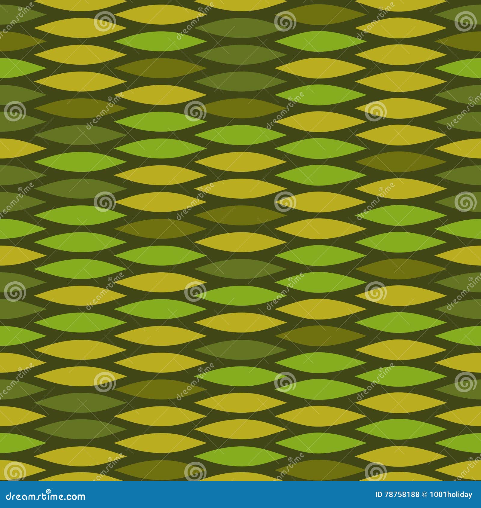 Green seamless snake skin pattern, Stock vector