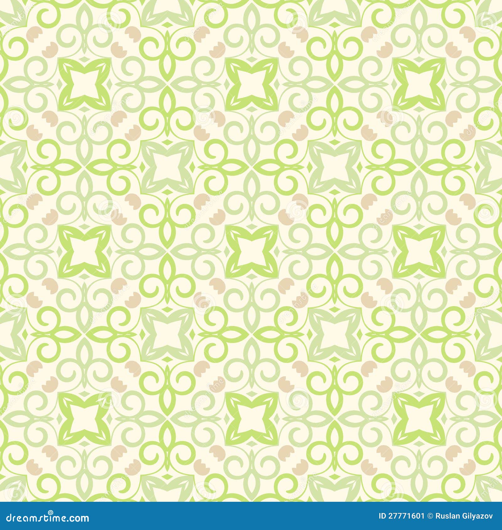 Green wallpaper pattern stock vector. Illustration of pattern 27771601