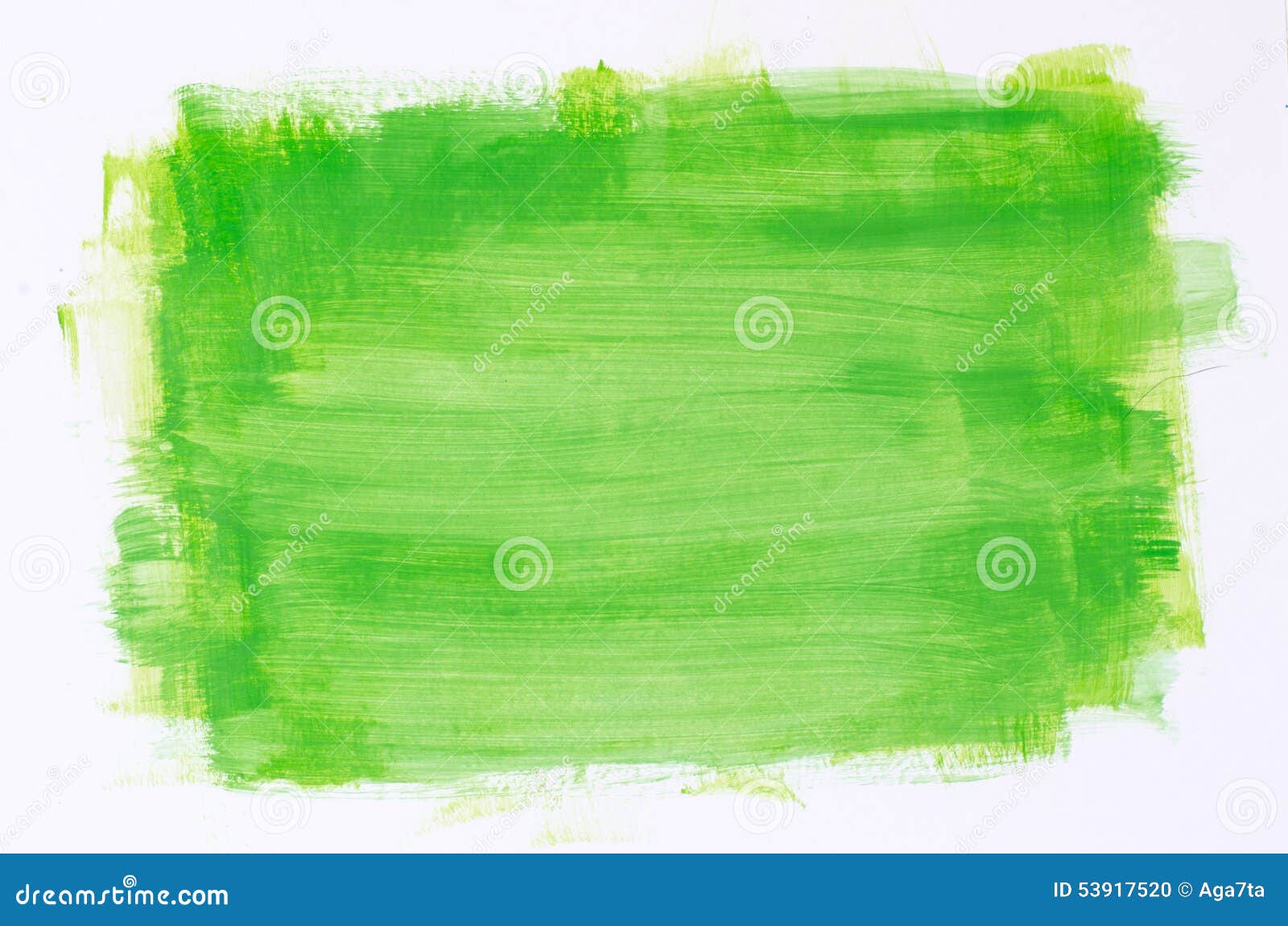 Green Watercolor Painting Texture Stock Photography