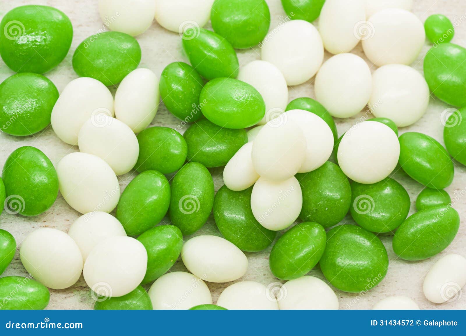Green and white candy stock photo. Image of food, green 31434572