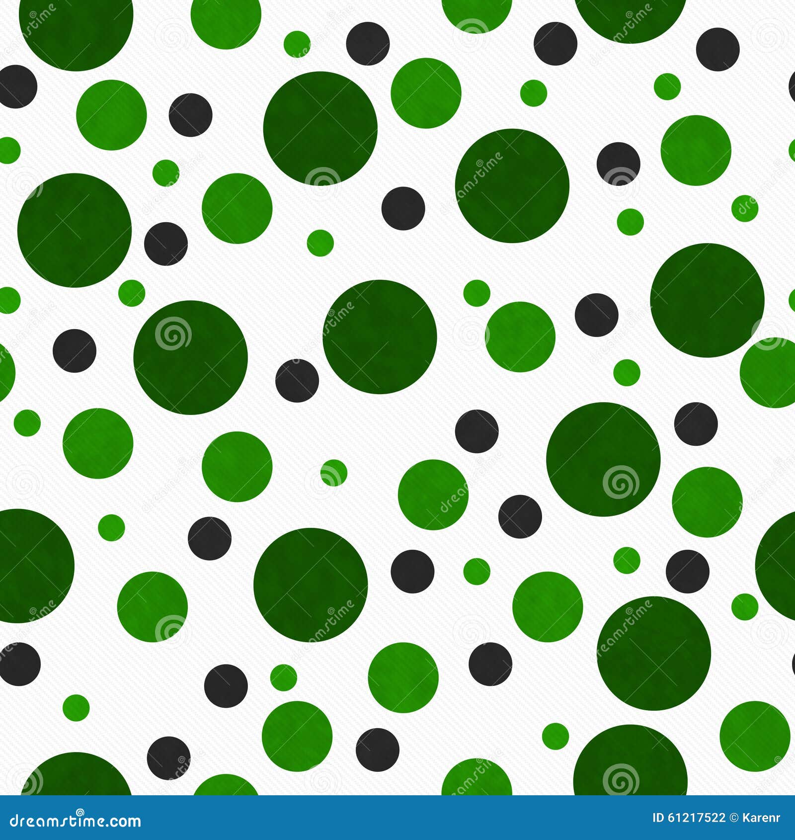 Green and White Polka Dot Tile Pattern Repeat Background Stock ...
