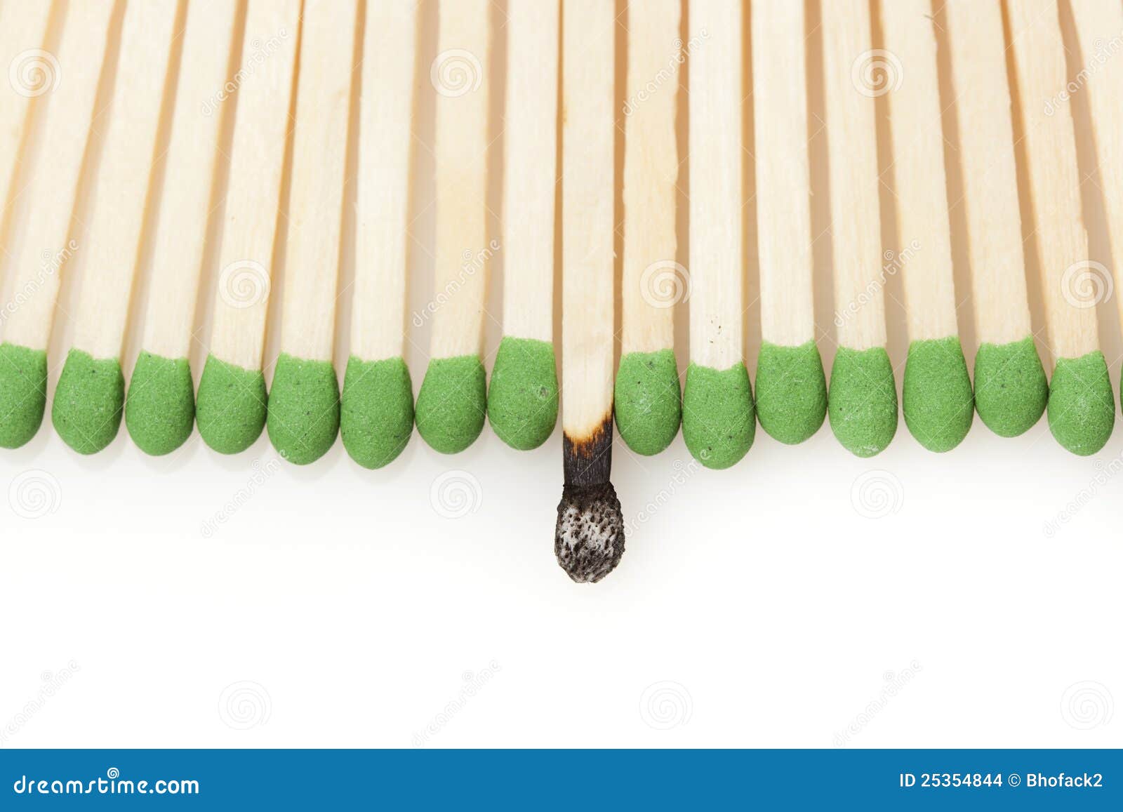 Green Wooden Matches stock photo. Image of ignition, stick 25354844