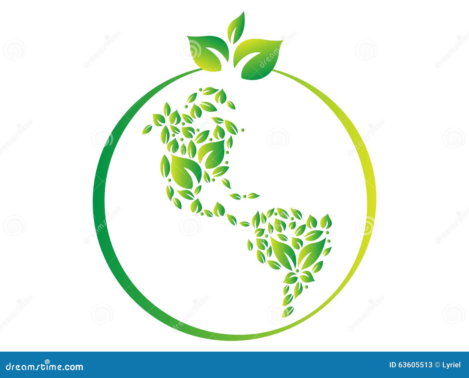 Green World Logo Stock Vector Illustration Of Eps10 Green World Logo Stock Vector Illustration Of Eps10