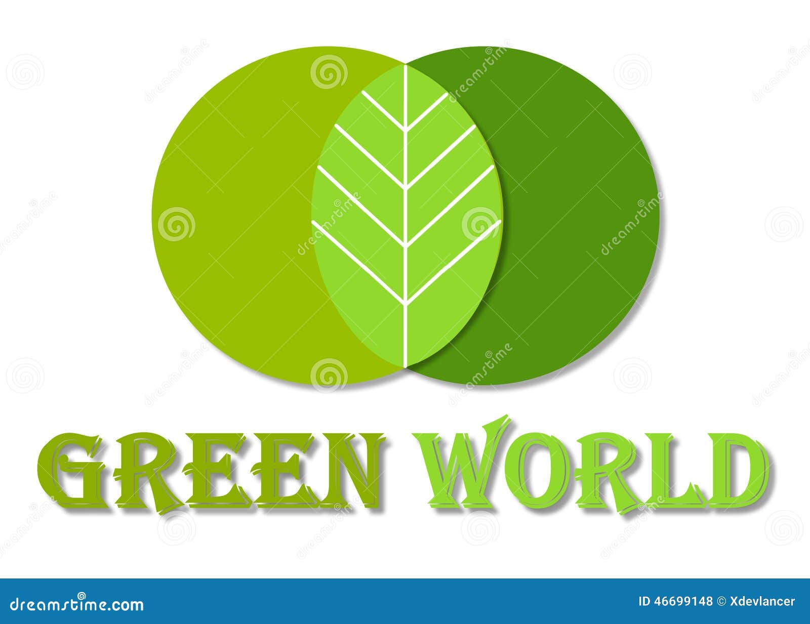Green World Logo stock illustration. Illustration of isolated 46699148