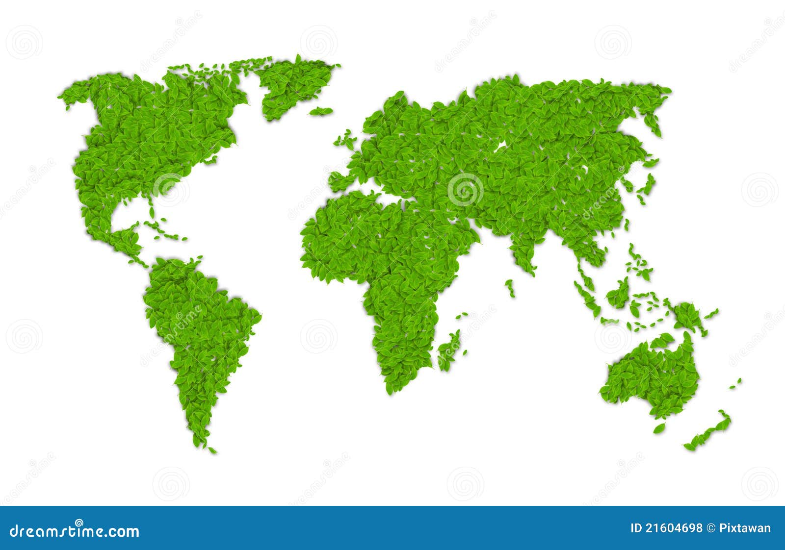 Green world map stock illustration. Illustration of continent 21604698