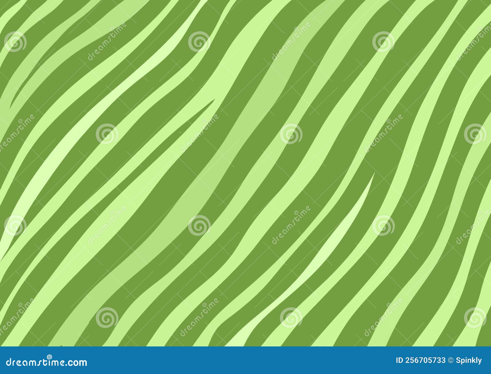 Green Zebra Stripes Background Pattern Wallpaper for Use with Designs
