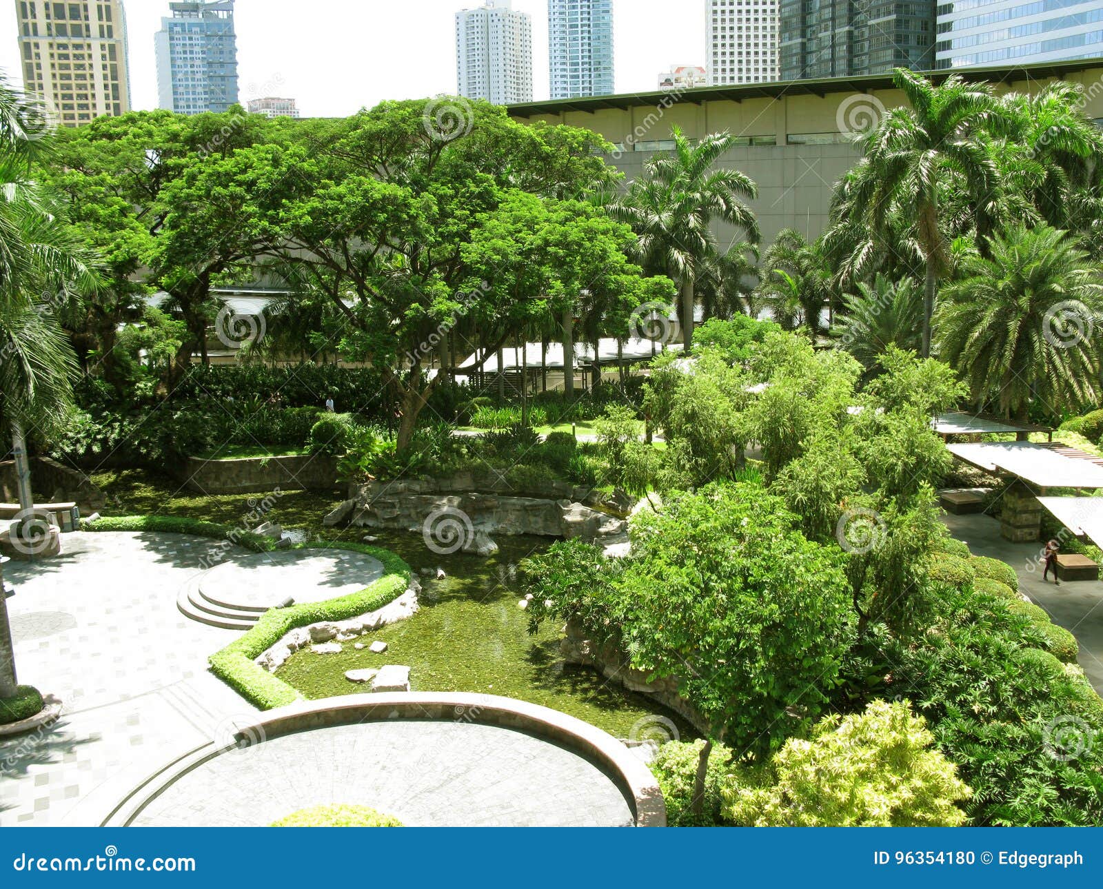 Greenbelt Mall Park In Ayala Center In Makati City Asia Philippines Stock  Photo, Picture and Royalty Free Image. Image 25382828.