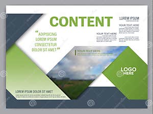 Cover Page Design Template Landscape