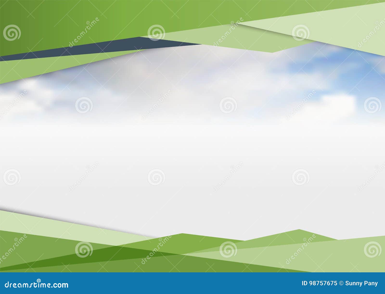 Greenery Presentation Layout Design Template. Annual Report Cover Page.  Stock Illustration - Illustration of advertising, blank: 98757675