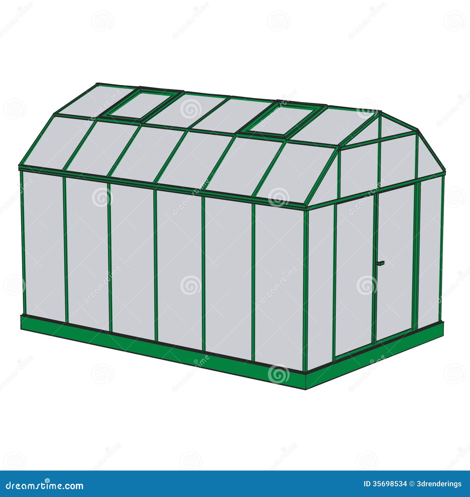 greenhouse building cartoon image 35698534