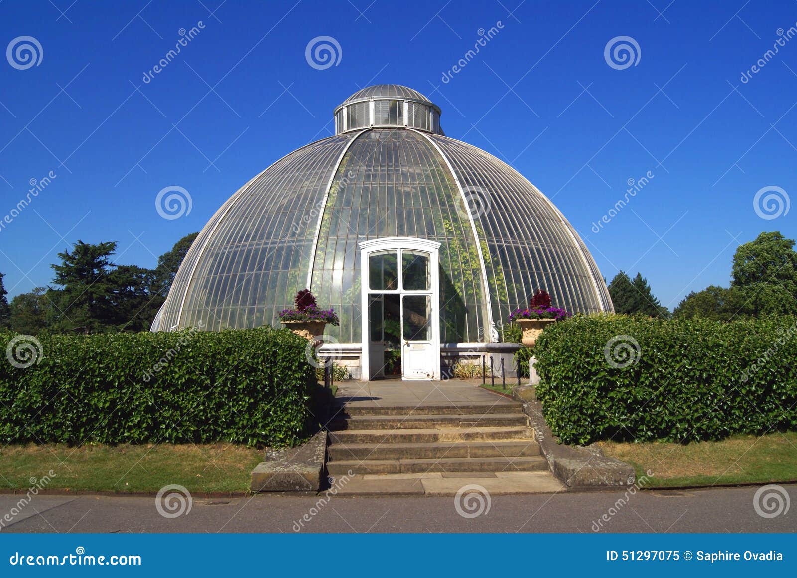 Greenhouse. the Royal Botanic Garden, Kew, London, England Stock Image