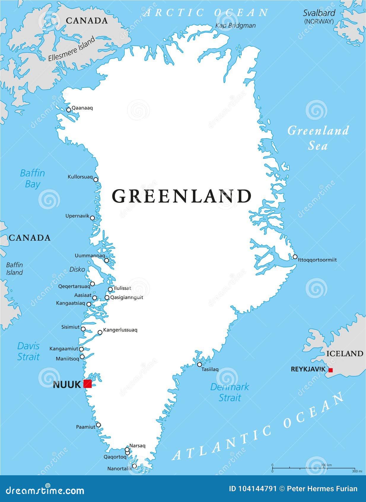 greenland-political-map-stock-vector-illustration-of-greenland-104144791