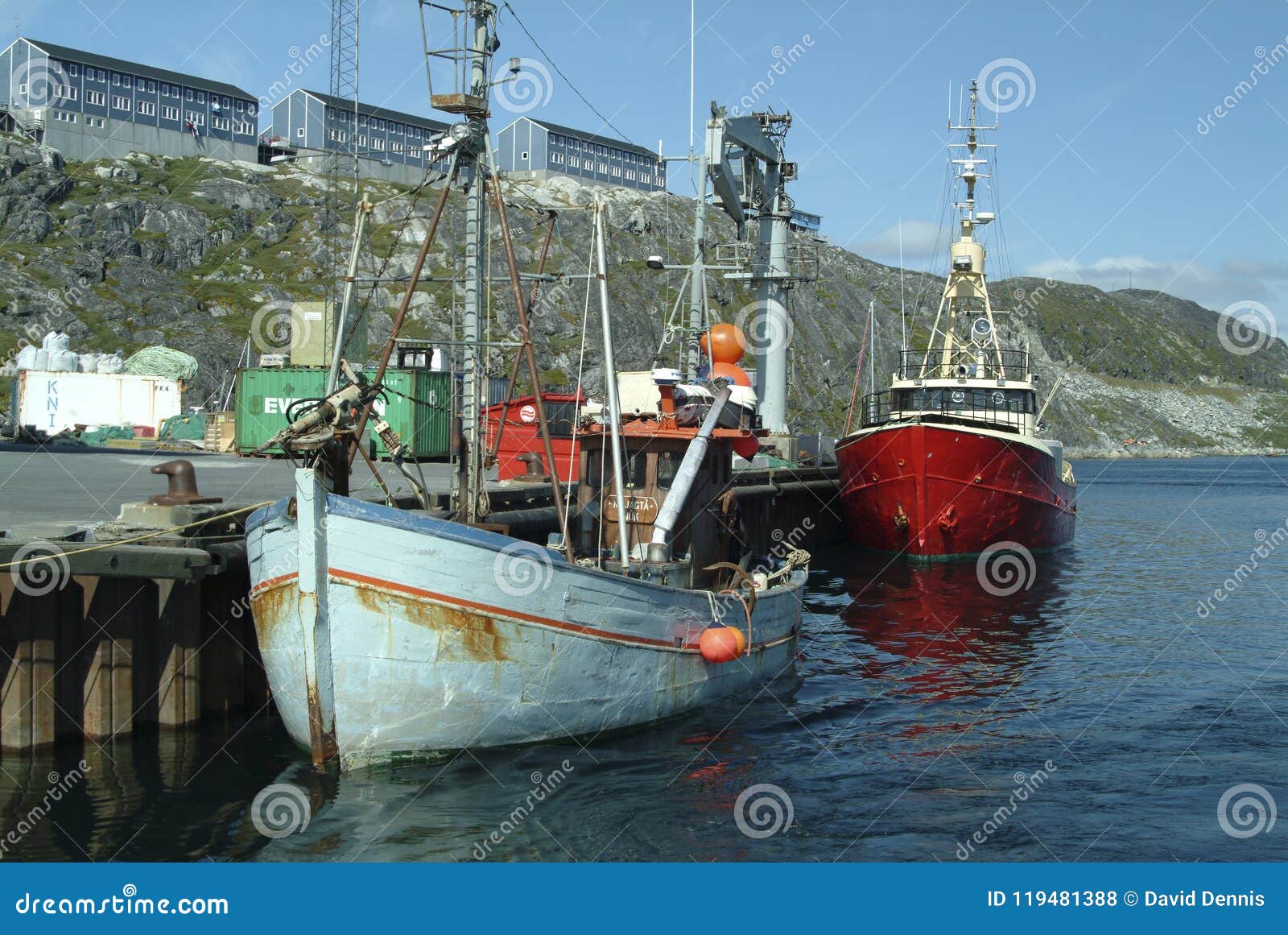 Greenland Whaler with Harpoon Gun Editorial Stock Photo - Image of