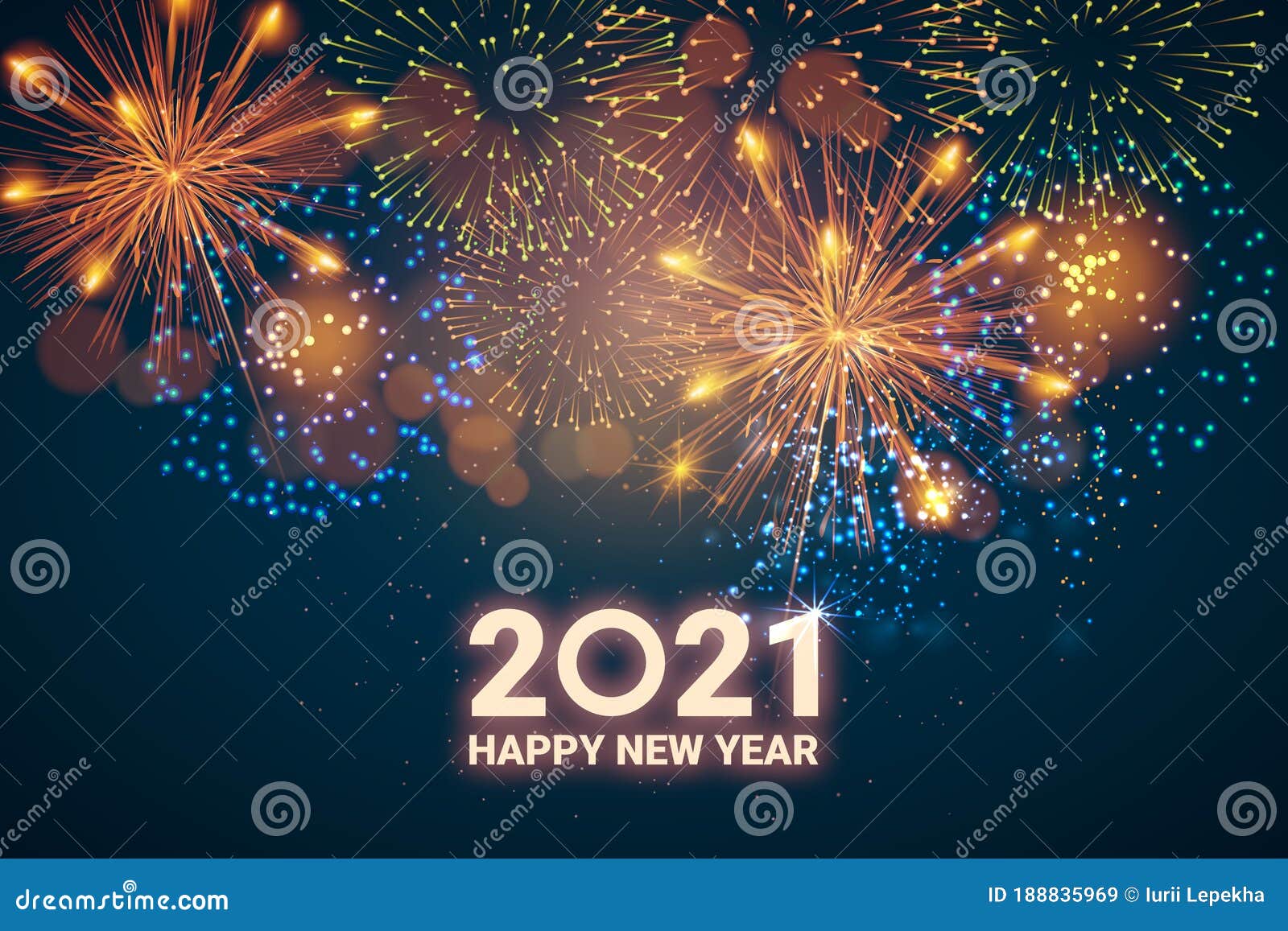 Greeting Card Happy New Year 2021. Beautiful Square Holiday Web Banner or  Billboard with Text Happy New Year 2021 on the Editorial Stock Image -  Image of banner, 2021: 188835969