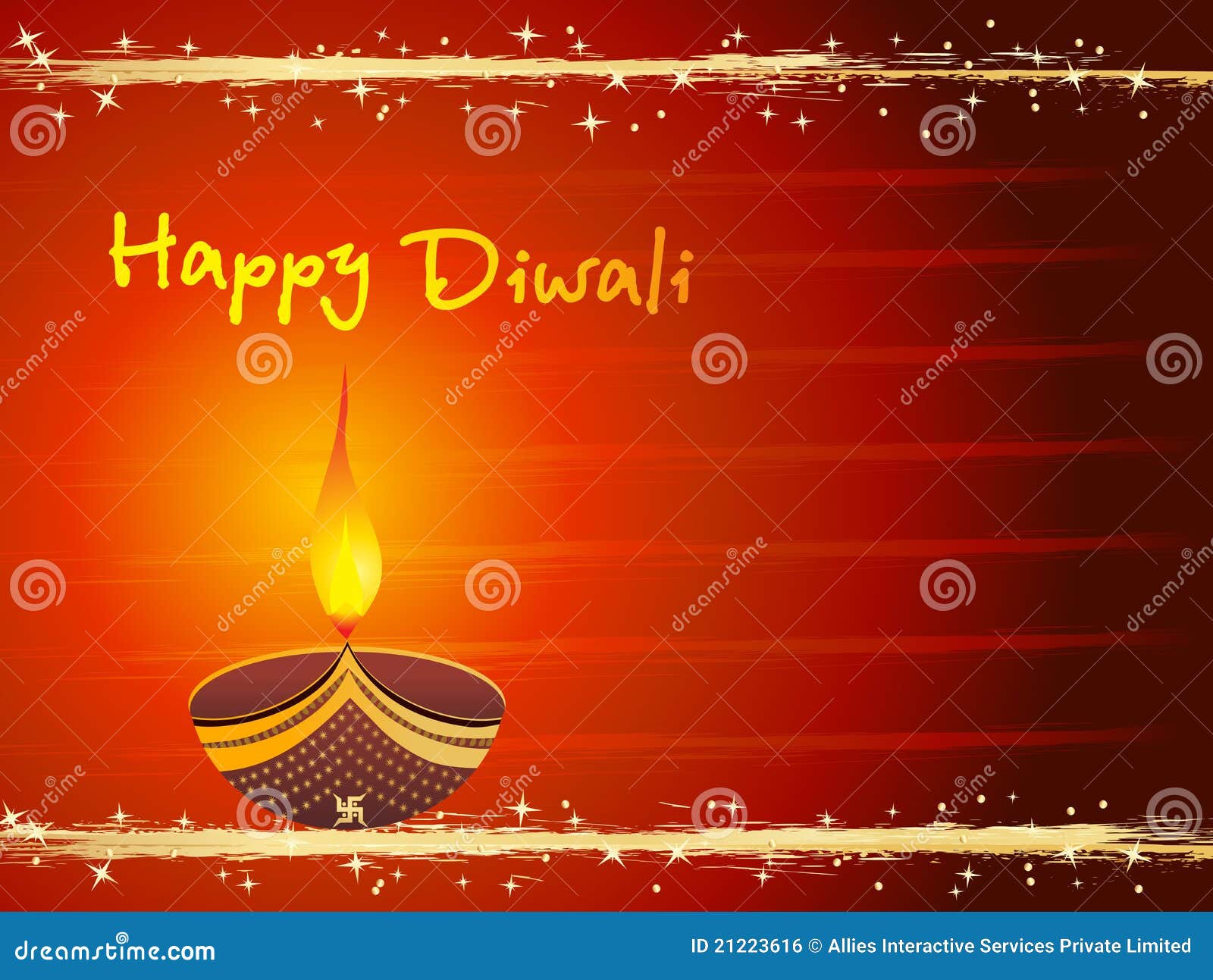 Greeting Card for Isolated Diwali Card Stock Vector - Illustration ...