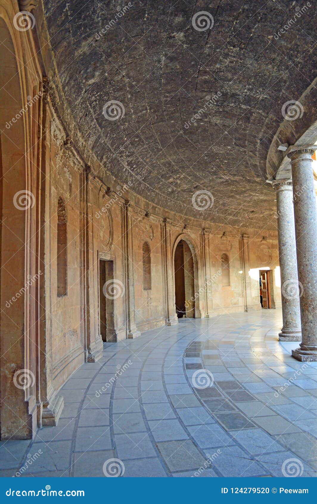 Grenade Palais De Charles V Alhambra, Grenade, Espagne Photo stock