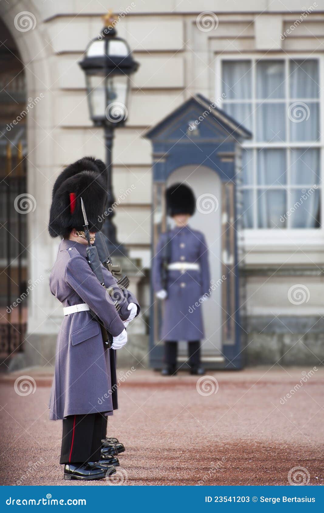 Grenadier Guards Wearing Winter Greatcoats Editorial Stock 